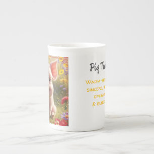 Pig - Chinese Zodiac Bone China Mug