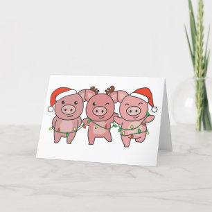 Pig Christmas Christmas Animals Cute Pigs Holiday