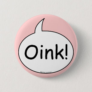 Pig Costume Button