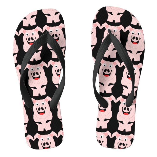 Pig Design Flip Flops (Footbed)