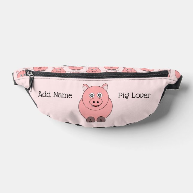 Pig Design Personalised Fanny Pack (Lay Down)