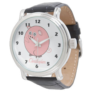 Pig Design Personalised Watch