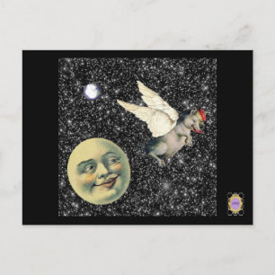 Pig Dreams Postcard