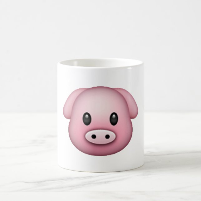 Pig - Emoji Coffee Mug (Center)