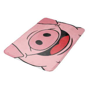 Pig Face Bath Mat