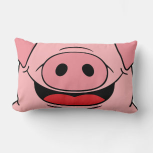 Pig Face Lumbar Pillow