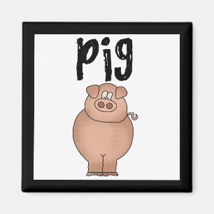 Pig Farm Animal Tshirts and Gifts Magnet