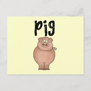Pig Farm Animal Tshirts and Gifts Postcard
