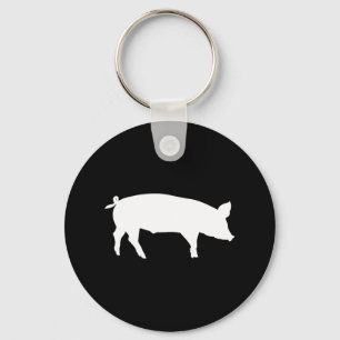 Pig Farmer Bbq Keychain