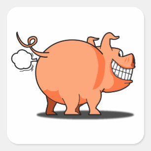 Pig Fart Sticker