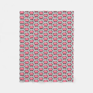 Pig Fleece Blanket