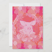 pig,flower of life, blue, mandala,zen,chakra,patt