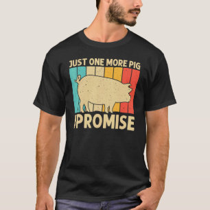 Pig For Men Women Bacon Animal Swine Farmer Pi T-Shirt
