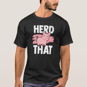 Pig For Women Men Hog Boar Piglet Swine Piggy T-Shirt