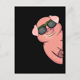 Pig Gift For Pig Lovers Women Pigs Swine Pig Postcard