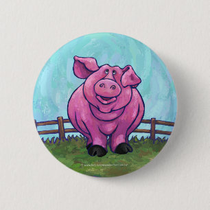Pig Gifts & Accessories 2 Inch Round Button