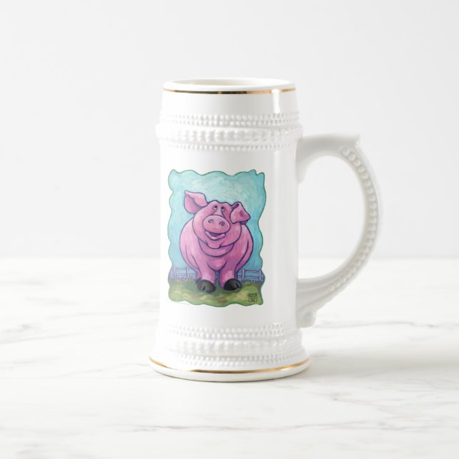 Pig Gifts & Accessories Beer Stein (Right)