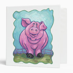 Pig Gifts & Accessories Binder