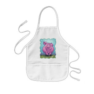 Pig Gifts & Accessories Kids Apron