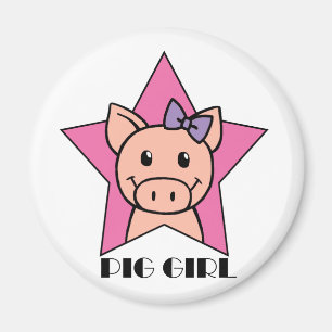 Pig Girl Magnet