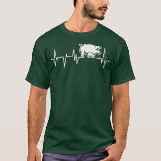 Pig Heartbeat Premium  T-Shirt