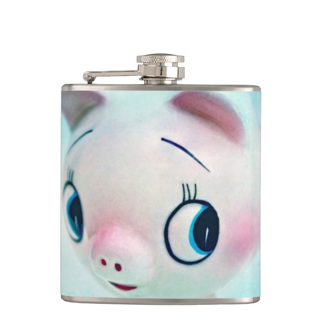 Pig Hip Flask (Front)