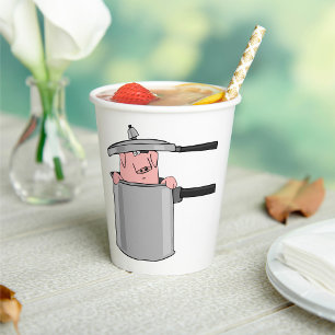Pig In A Pot Paper Cups