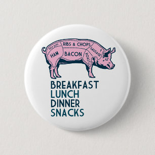Pig, It's All Good! 2 Inch Round Button