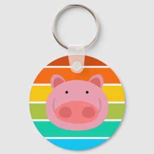 Pig Keychain