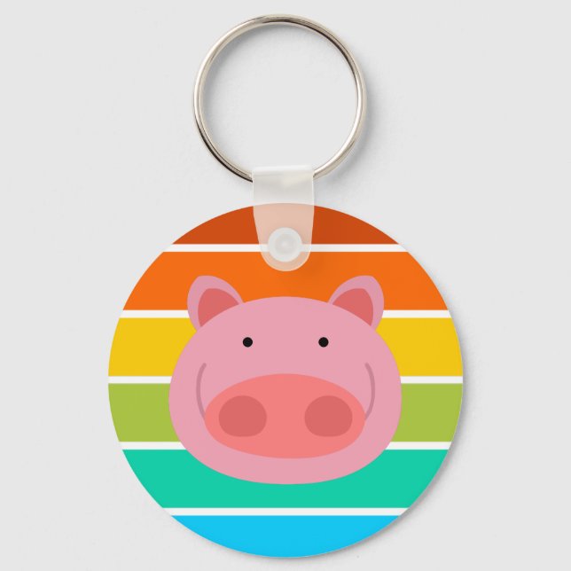 Pig Keychain (Front)
