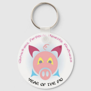 Pig Keys Keychain