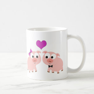 Pig love coffee mug