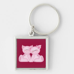 Pig Love Keychain