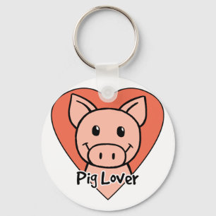 Pig Lover Keychain