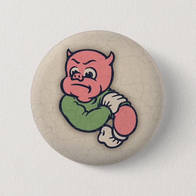 pig-mad-TIL 2 Inch Round Button (Front)