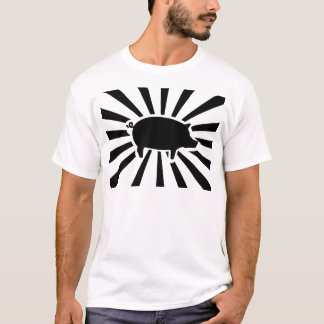 PIG ME - Rays of Pig (Black on Light) T-Shirt