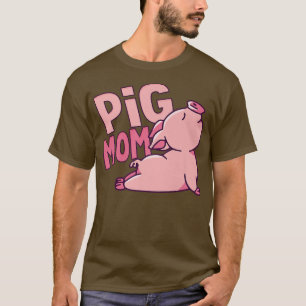 Pig Mom Funny Cute Mother's Day Premium T-Shirt