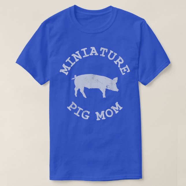 Pig Mom Mama Cute4585  T-Shirt (Design Front)