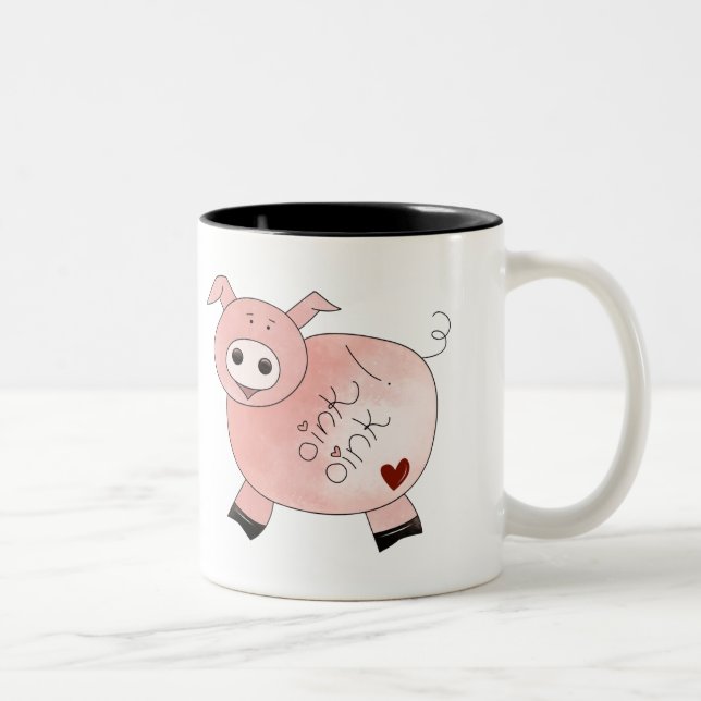 Pig Oink Oink Mug (Right)