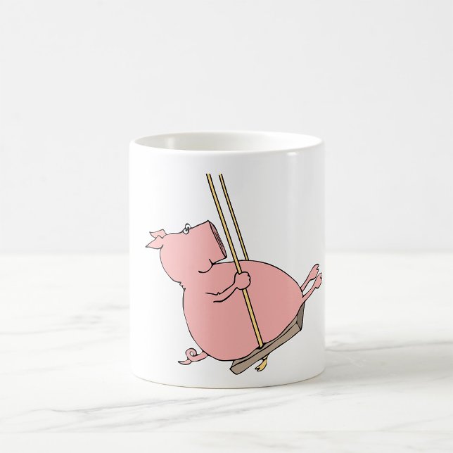 Pig On A Swing Coffee Mug (Creator Uploaded)