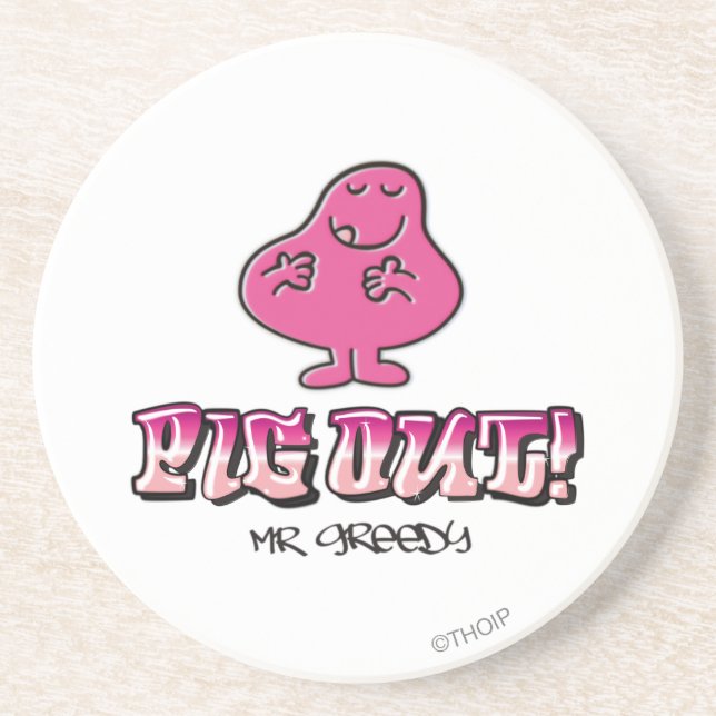 Pig Out! Coaster (Front)