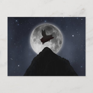 pig over mountain postcard