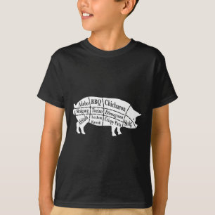 Pig Parts Filipino Food Bbq Pinoy Adobo Funny Pork T-Shirt