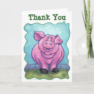 Pig Party Centre Card