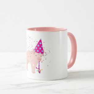Pig Partying - Animals Having a Party Mug