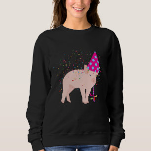 Pig Partying - Animals Having a Party Sweatshirt