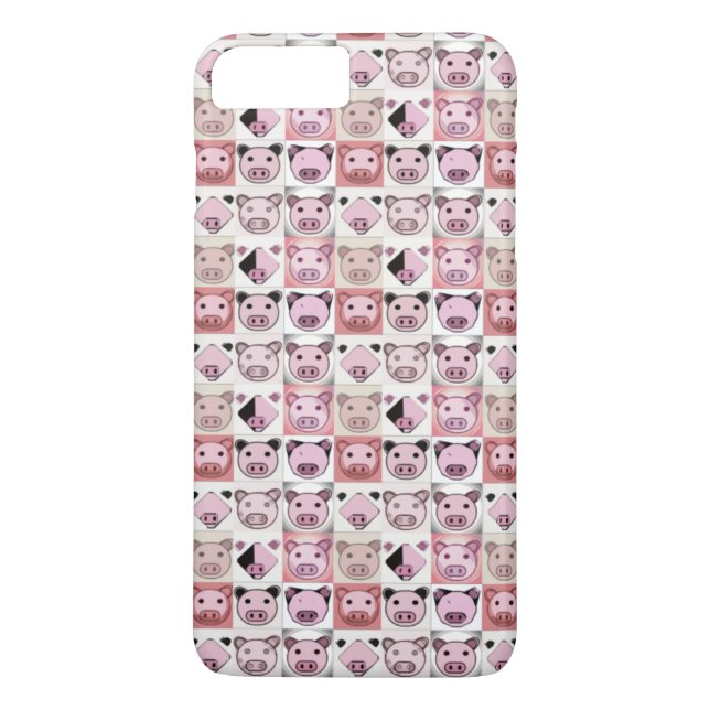 Pig Pattern Design Case-Mate iPhone Case (Back)