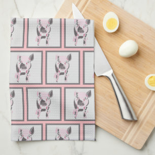 Pig Pattern Kitchen Towel