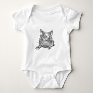 Pig Piglet Baby Bodysuit