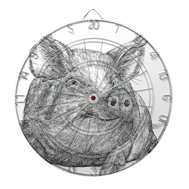 Pig Piglet Dartboard (Front)